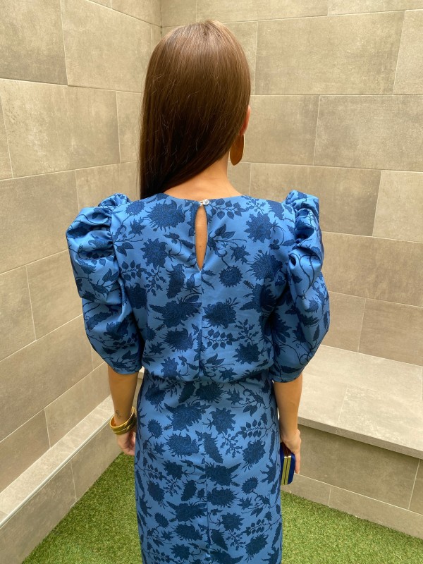 Vestido Gardenia Azul