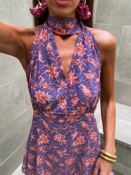 Robe Junquera violette