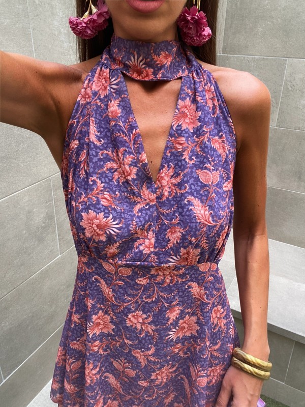 Vestido Junquera Roxo