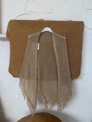 Poncho Hilo Dorado