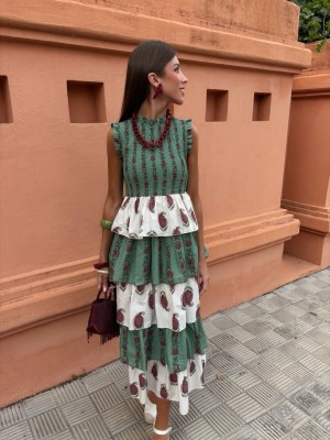 Ritzo Dress Aqua Green