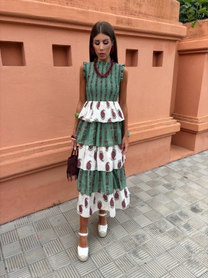 Ritzo Dress Aqua Green