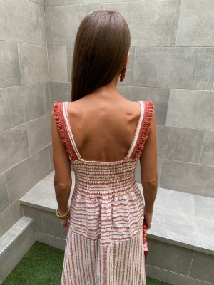 Salinas Coral Dress