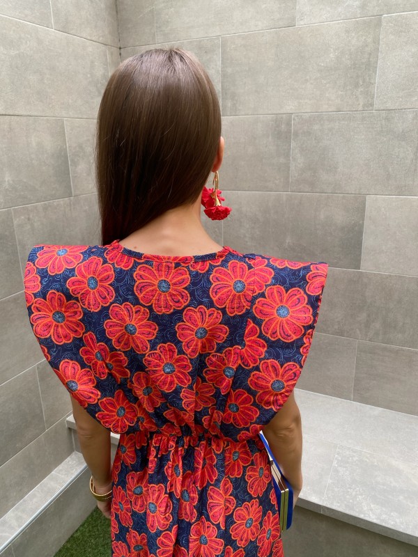 Vestido vermelho Ramos