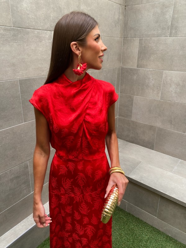 Vestido Danubio Rojo