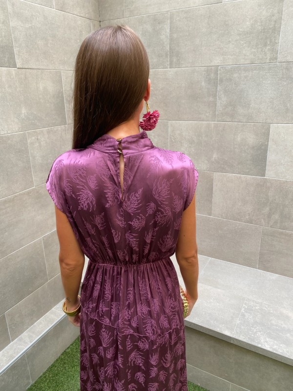 Vestido Danúbio Bougainvillea