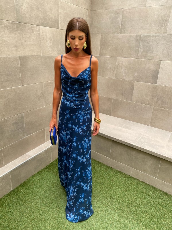 Vestido Evaristo Azul