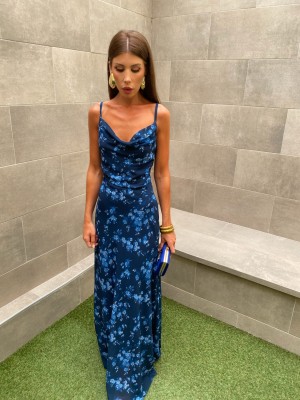 Vestido Evaristo Azul
