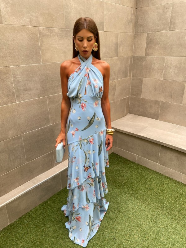 Ocaña Light Blue Dress