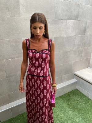 Vestido Arabia Vino