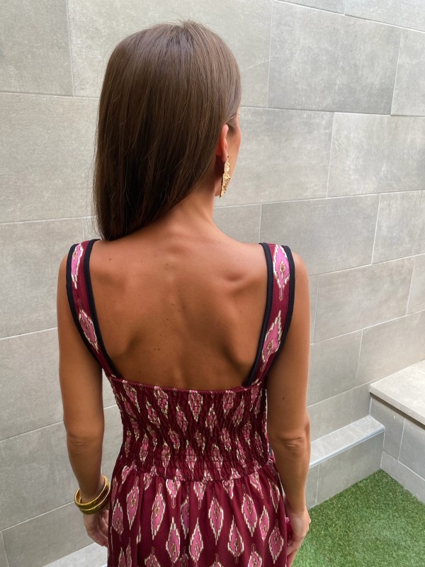 Vestido Arabia Vino