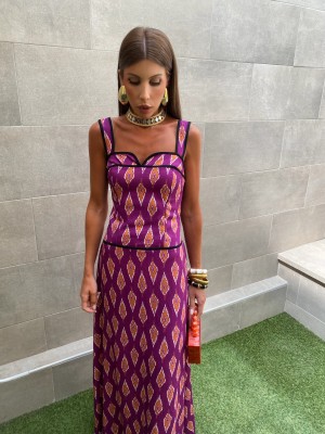 Vestido Arabia Bougainvillea