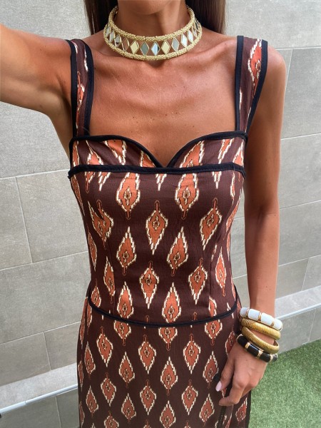 Vestido Arabia Marrón