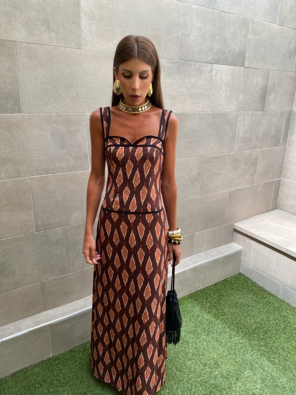 Vestido Arabia Marrón