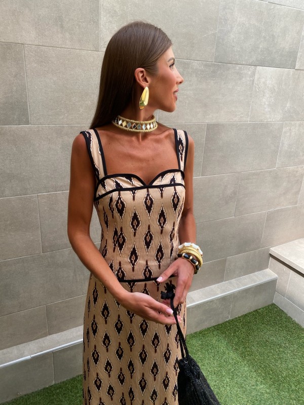 Vestido Arabia Crema
