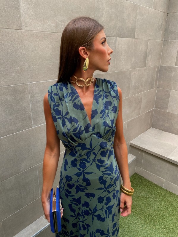 Vestido Pureza Brillo Vino