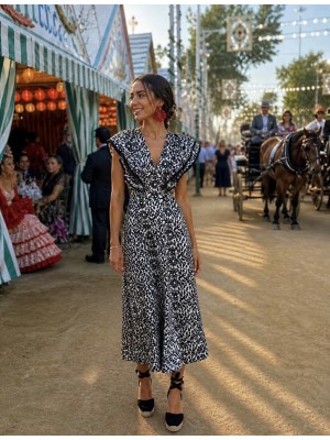 Vestido Abanico