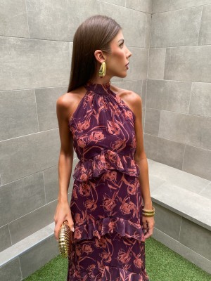 Vestido de Fada Berinjela