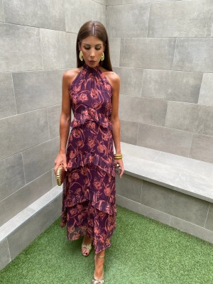 Vestido de Fada Berinjela
