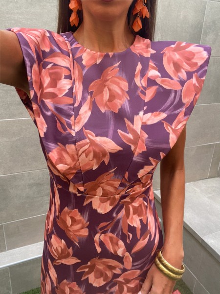 Vestido Ofelia Berenjena