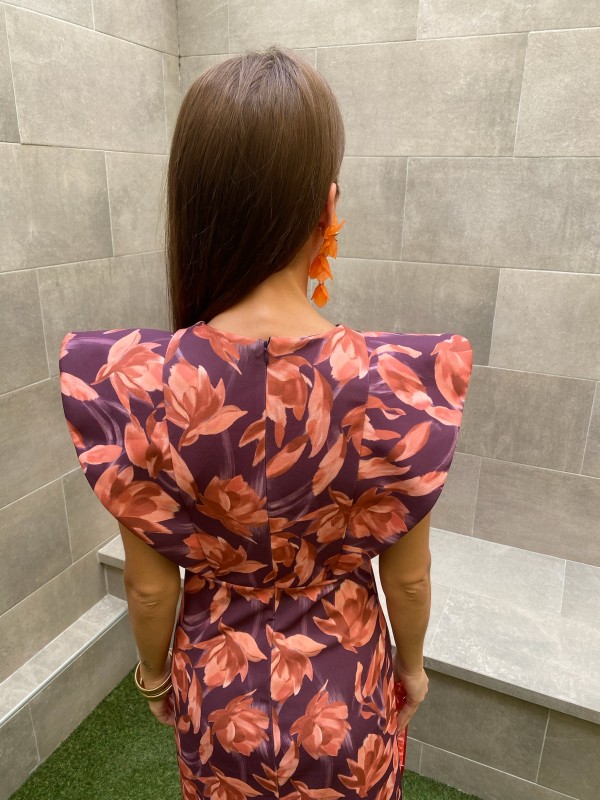Vestido Ofelia Berenjena