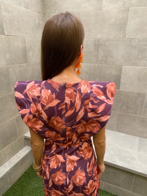 Ofelia Dress Aubergine