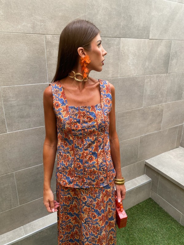Vestido Fabiana Azul