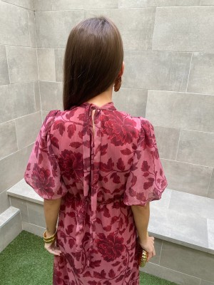 Robe rose Guillermina