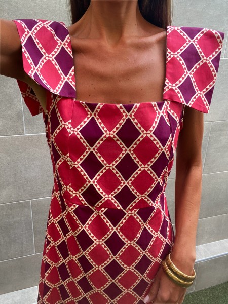 Vestido vermelho do Sudão