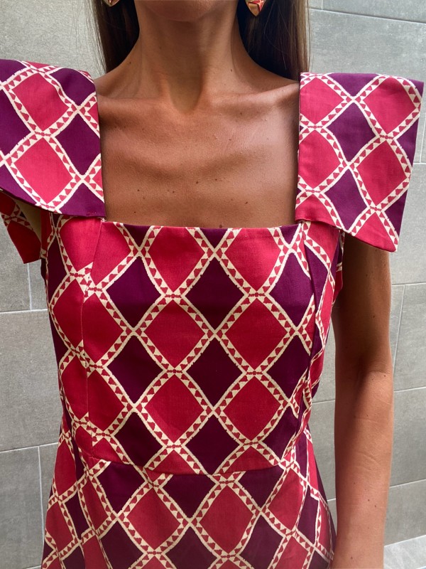 Vestido Sudán Rojizo