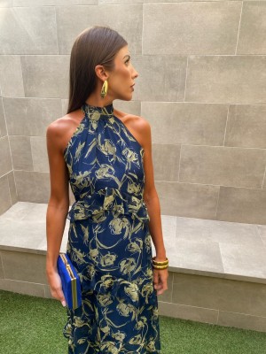 Vestido Hada Azul Marino