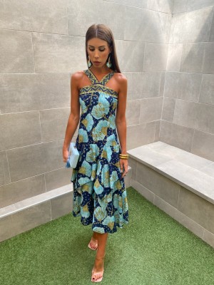 Fabiana Blue Dress