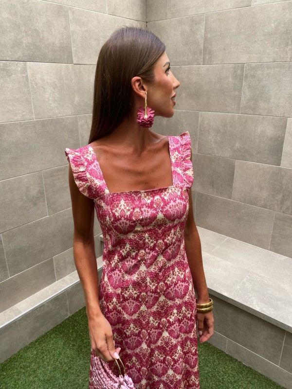 Vestido rosa Bethia