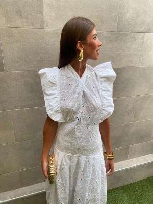 Robe blanche Abenza