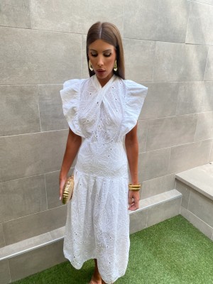 Robe blanche Abenza