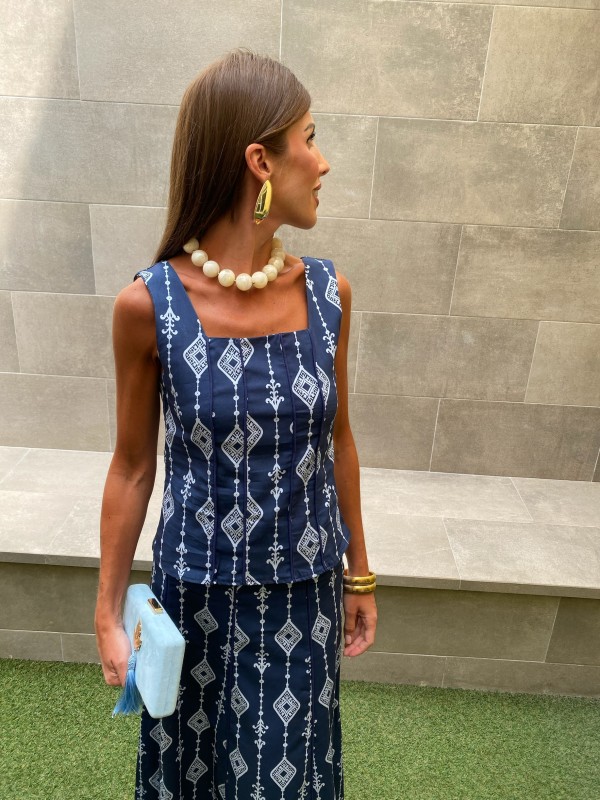 Conjunto Millan Azul Marinho