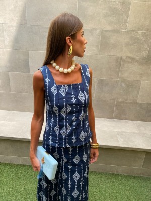 Conjunto Millan Azul Marinho