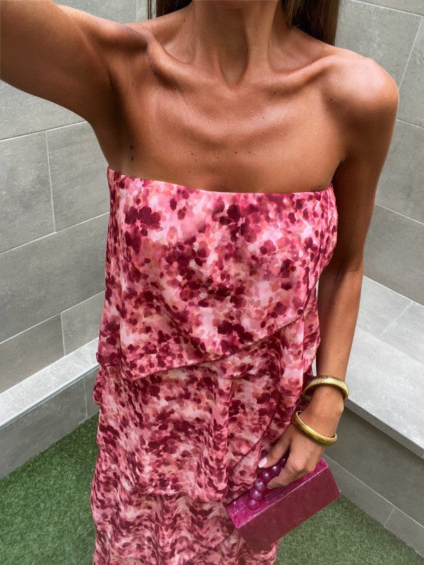 Vestido Moai Rosa