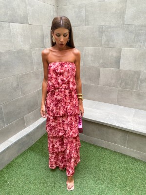 Robe rose Moai