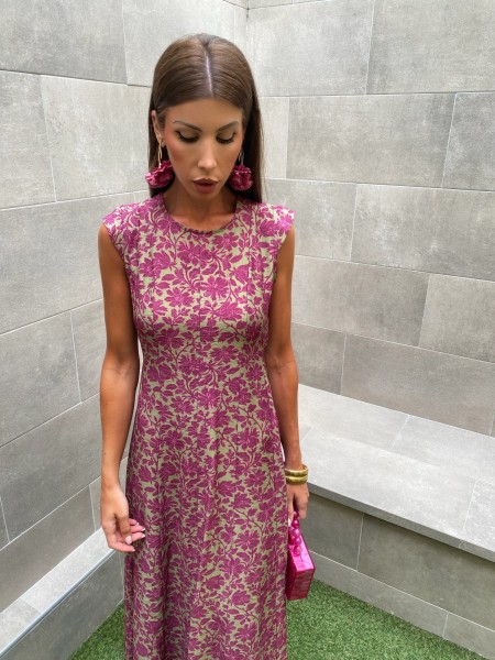 Rengel Bougainvillea Dress 2