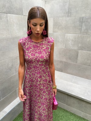 Rengel Bougainvillea Dress