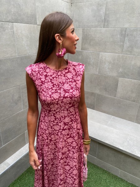 Vestido rosa Rengel 2