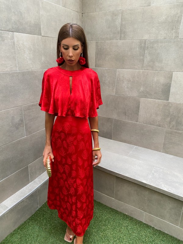 Vestido vermelho Positano