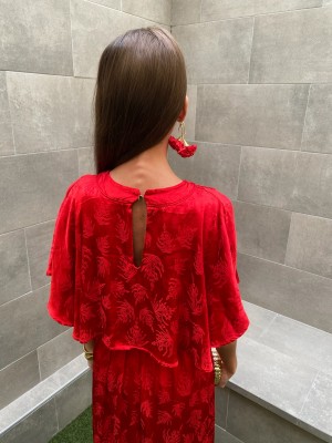 Vestido vermelho Positano
