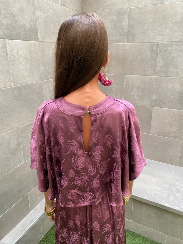 Vestido Positano Bougainvillea