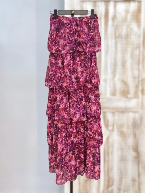 Moai Bougainvillea Dress