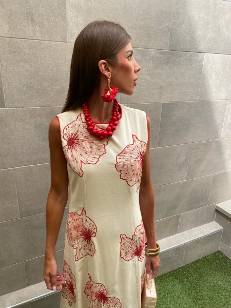 Vestido Jacaranda Crema 2