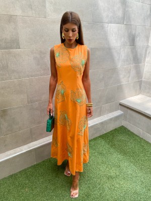 Vestido Jacaranda Mandarina