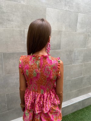 Vestido Chennai Rosado