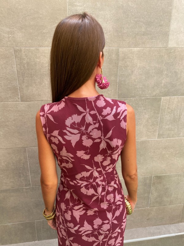 Vestido Donnaire Rosado